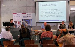 Moira Clunie presenting at Auckland Council forum