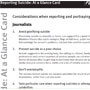 Reporting Suicide: At a Glance Card